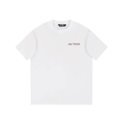 아크테릭스 남성 화이트 반팔티- Arcteryx Mens White Tshirts - arc23x