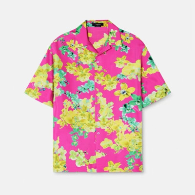 베르사체 남성 핑크 셔츠 - Versace Mens Pink Shirts - vec555x