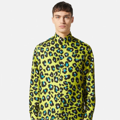 베르사체 남성 그린 셔츠 - Versace Mens Green Shirts - vec568x