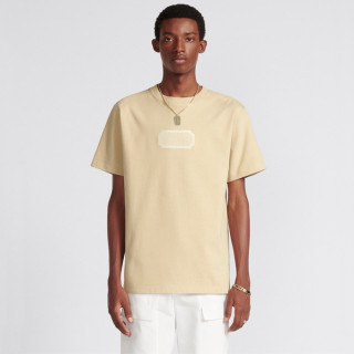 디올 남성 베이지 반팔 티셔츠 - Dior Mens Beige Tshirts - dic574x