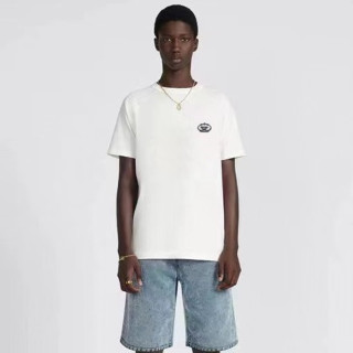 프라다 남성 화이트 반팔 티셔츠 - Prada Mens White Tshirts - prc598x