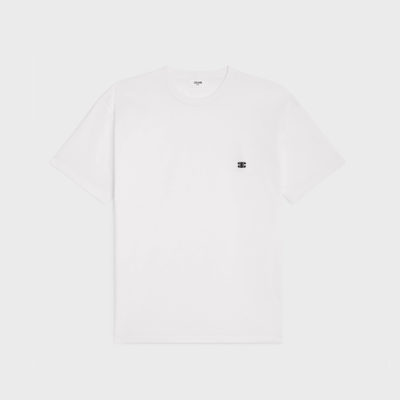 셀린느 남성 블랙 화이트 티셔츠 - Celine Mens WHite Tshirts - cec27x