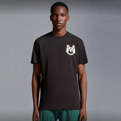 몽클레어 남성 블랙 반팔 티셔츠 - Moncler Mens Black Tshirts - moc422x
