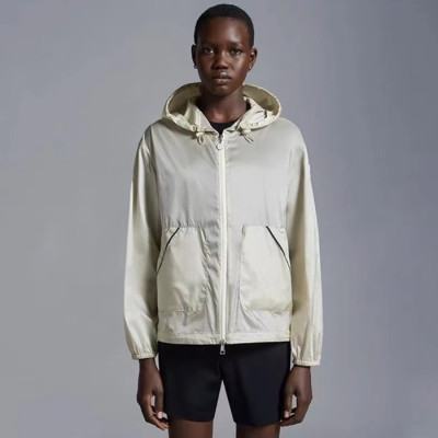 몽클레어 여성 베이지 자켓 - Moncler Womens Beige Jackets - moc616x