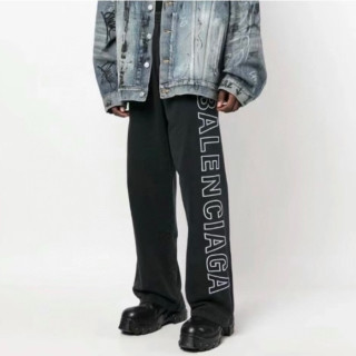발렌시아가 남성 블랙 청바지 - Balenciaga Mens Black Jeans - bac712x