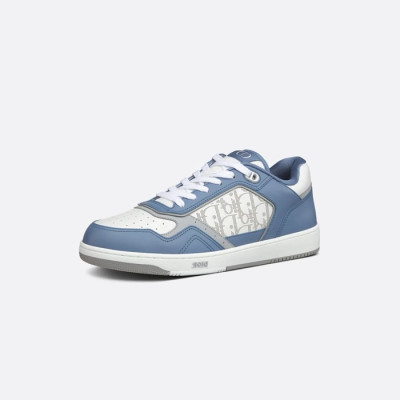 디올 남/녀 블루 로우탑 스니커즈 - Dior Unisex Blue Sneakers - dis658x