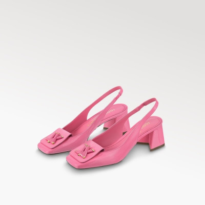 루이비통 여성 핑크 슬링백 - Louis vuitton Womens Pink Slingback - lvs662x