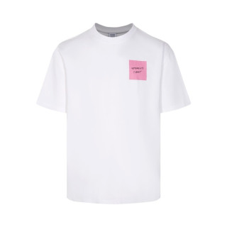 베트멍 남/녀 화이트 반팔 티셔츠 - Vetements Unisex Over Size Tshirts - vec754x