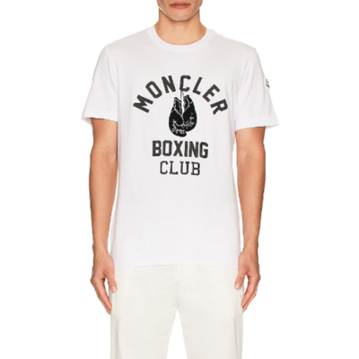 몽클레어 남성 화이트 반팔 티셔츠 - Moncler Mens White Tshirts - moc425x