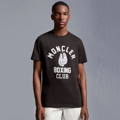 몽클레어 남성 블랙 반팔 티셔츠 - Moncler Mens BLack Tshirts - moc426x
