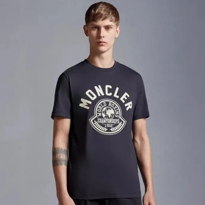 몽클레어 남성 블랙 반팔 티셔츠 - Moncler Mens BLack Tshirts - moc428x