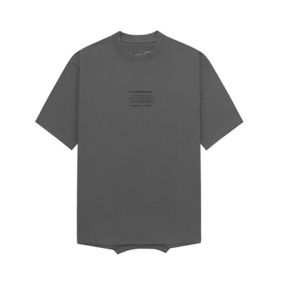 메종 마르지엘라 남/녀 그레이 반팔 티셔츠 - Maison Margiela Unisex Gray Tshirts - mac774x
