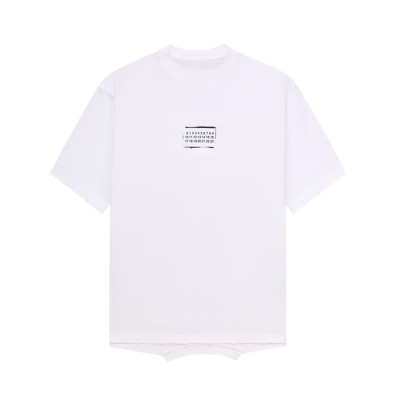 메종 마르지엘라 남/녀 화이트 반팔 티셔츠 - Maison Margiela Unisex White Tshirts - mac775x