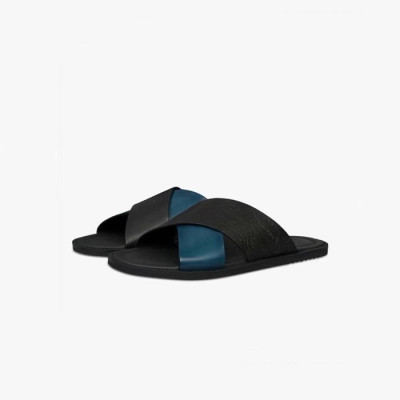 벨루티 남성 블루 슬리퍼 - Berluti Mens Blue Slippers - bes725x