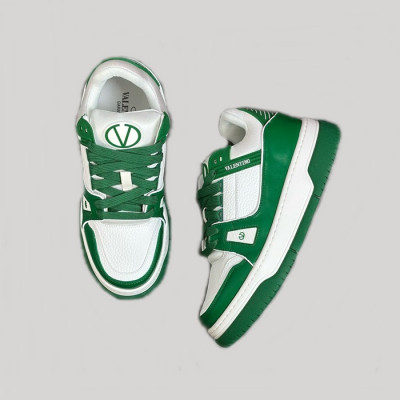 발렌티노 남/녀 그린 스니커즈 - Valentino Unisex Green Sneakers - vas750x