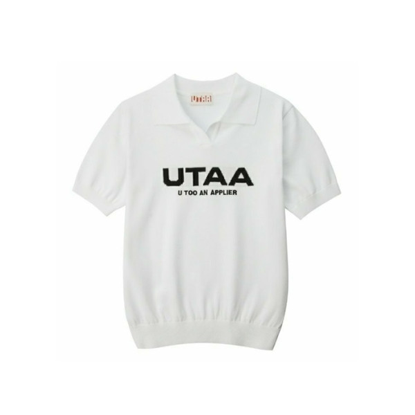 [UTAA] 유타 여성 퍼트 로고 니트 PK 티셔츠 - gol924x
