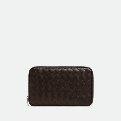 보테가베네타 남성 초코 브라운 파우치 - Bottega Veneta Mens Brown Pouch - bvb2074x