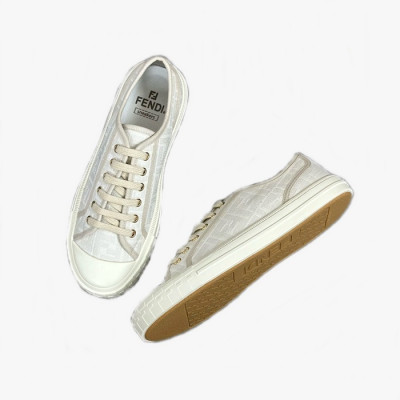 펜디 남/녀 화이트 스니커즈 - Fendi Unisex White Sneakers - fes815x