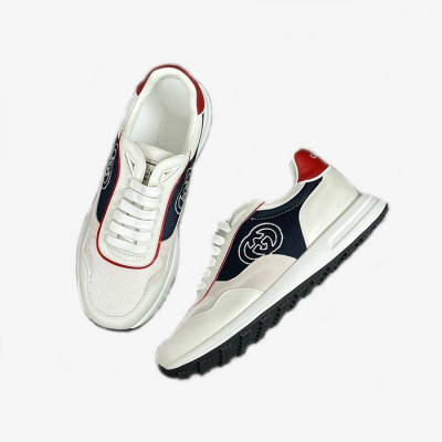 구찌 남성 네이비 스니커즈 - Gucci Mens Navy Sneakers - gus850x