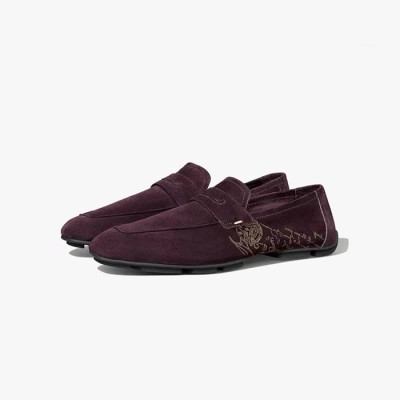 벨루티 남성 버건디 로퍼 - Berluti Mens Burgundy Loafer - bes937x