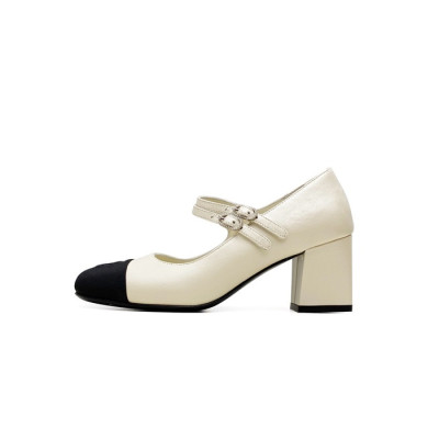 샤넬 여성 메리 제인 구두 - Chanel Womens White Shoes - chs941x