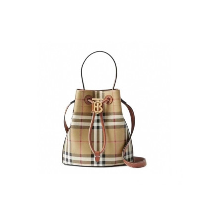 버버리 여성 베이지 버킷백 - Burberry Womens Beige Bucket Bag - bub2092x