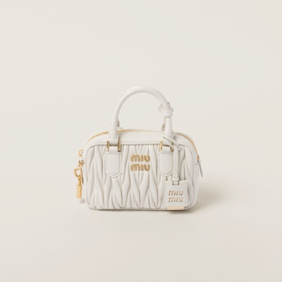 미우미우 여성 아르카디 마테라쎄 백 - Miumiu Womens Arcadie Matelasse Bag - mib2140x