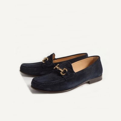 브루넬로쿠치넬리 남성 홀스빗 로퍼 - Brunello Cucinelli Mens Navy Loafer - brs995x