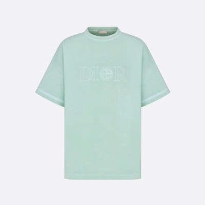 디올 남성 민트 반팔 티셔츠 - Dior Mens Mint Tshirts - dic1056x