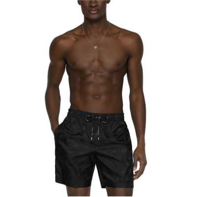 돌체앤가바나 남성 블랙 반바지 - Dolce&Gabbana Mens Black Half-pants - doc1093x
