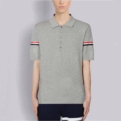 톰브라운 남성 폴로 반팔티 - Thom Browne Mens Polo Tshirts - thc1160x