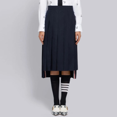 톰브라운 여성 네이비 스커트 - Thom Browne Womens Navy Skirts - thc1204x
