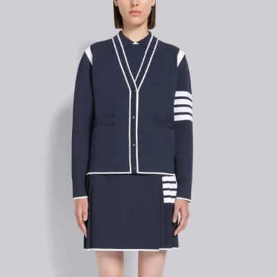 톰브라운 여성 네이비 스커트 - Thom Browne Womens Navy Skirts - thc1216x