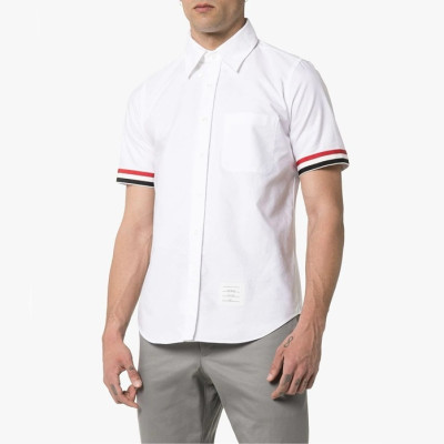 톰브라운 남성 반팔 셔츠 - Thom Browne Mens Dress Shirts - thc1244x