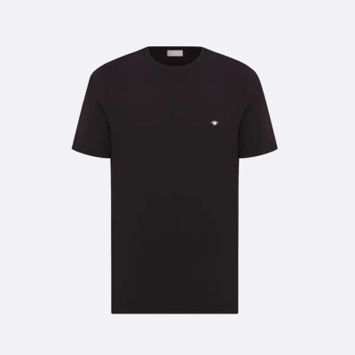 디올 남성 블랙 반팔 티셔츠 - Dior Mens Black Tshirts - dic1262x