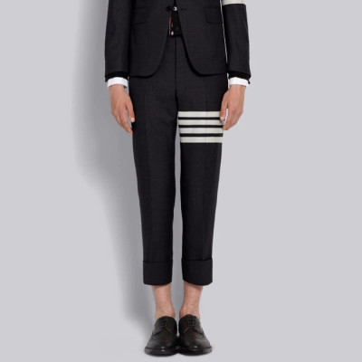 톰브라운 남성 네이비 슬랙스 - Thom Browne Mens Navy Slacks - thc1323x