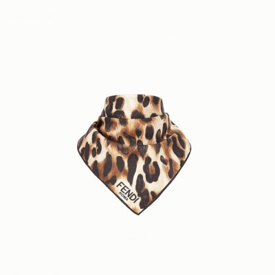 펜디 여성 레오파드 스카프 - Fendi Womens Leopard Scarf - acc2165x