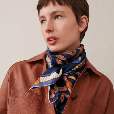 에르메스 여성 블루 스카프 - Hermes Womens Blue Scarf - acc2247x