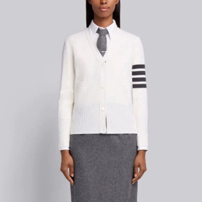 톰브라운 여성 브이넥 가디건 - Thom Browne Womens Cardigan - thc1438x