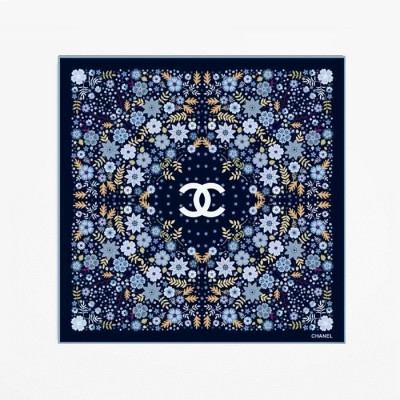 샤넬 여성 네이비 스카프 - Chanel Womens Navy Scarf - acc2261x