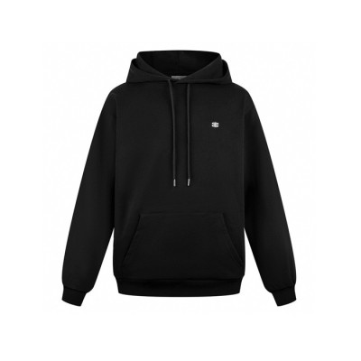 셀린느 남성 블랙 후드티 - Celine Mens Black Hoodie - cec1459x