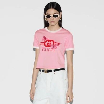 구찌 여성 라운드 반팔 티셔츠 - Gucci Womens Round Tshirts - guc1478x