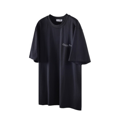 디올 남성 블랙 반팔 티셔츠 - Dior Mens Black Tshirts - dic1781x