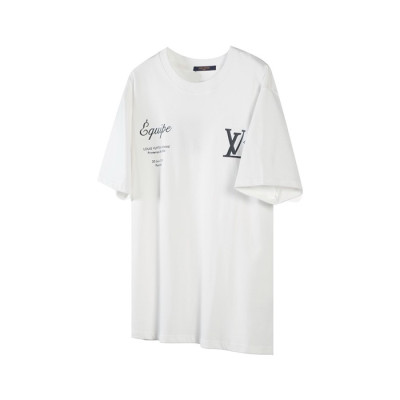 루이비통 남성 라운드 반팔 티셔츠 - Louis vuitton Mens Round Tshirts - lvc1788x