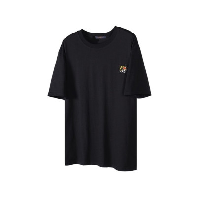 루이비통 남성 라운드 반팔 티셔츠 - Louis vuitton Mens Round Tshirts - lvc1791x