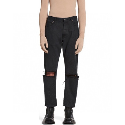 발렌시아가 남성 블랙 청바지 - Balenciaga Mens Black Jeans - bac2062x