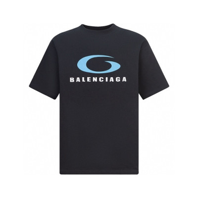 발렌시아가 남성 라운드 반팔 티셔츠 - Balenciaga Mens Round Tshirts - bac2078x