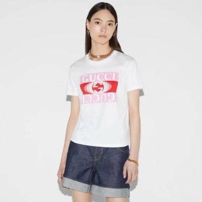 구찌 여성 라운드 반팔 티셔츠 - Gucci Womens Round Tshirts - guc2086x