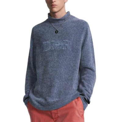 디올 남성 터틀넥 니트 - Dior Mens Turtle-neck Knitwear - dic2139x