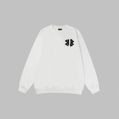 발렌시아가 남성 화이트 맨투맨 - Balenciaga Mens White Tshirts - bac2212x